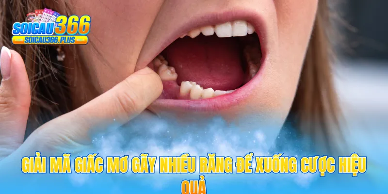 Giải mã giấc mơ gãy nhiều răng để xuống cược hiệu quả