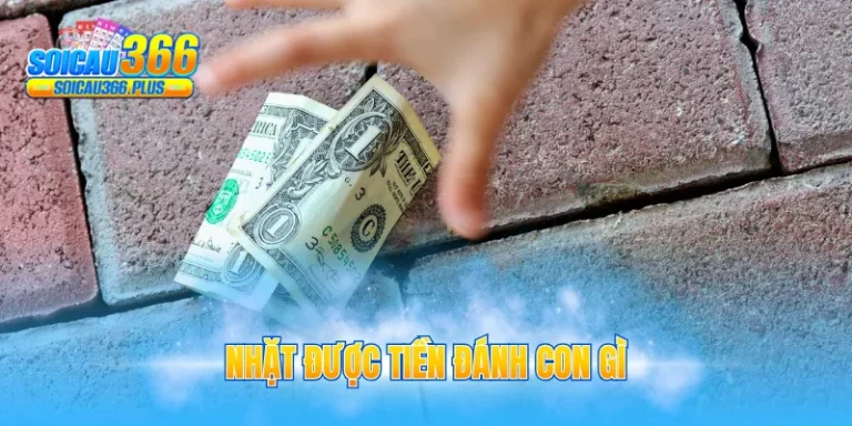 nhặt được tiền đánh con gì